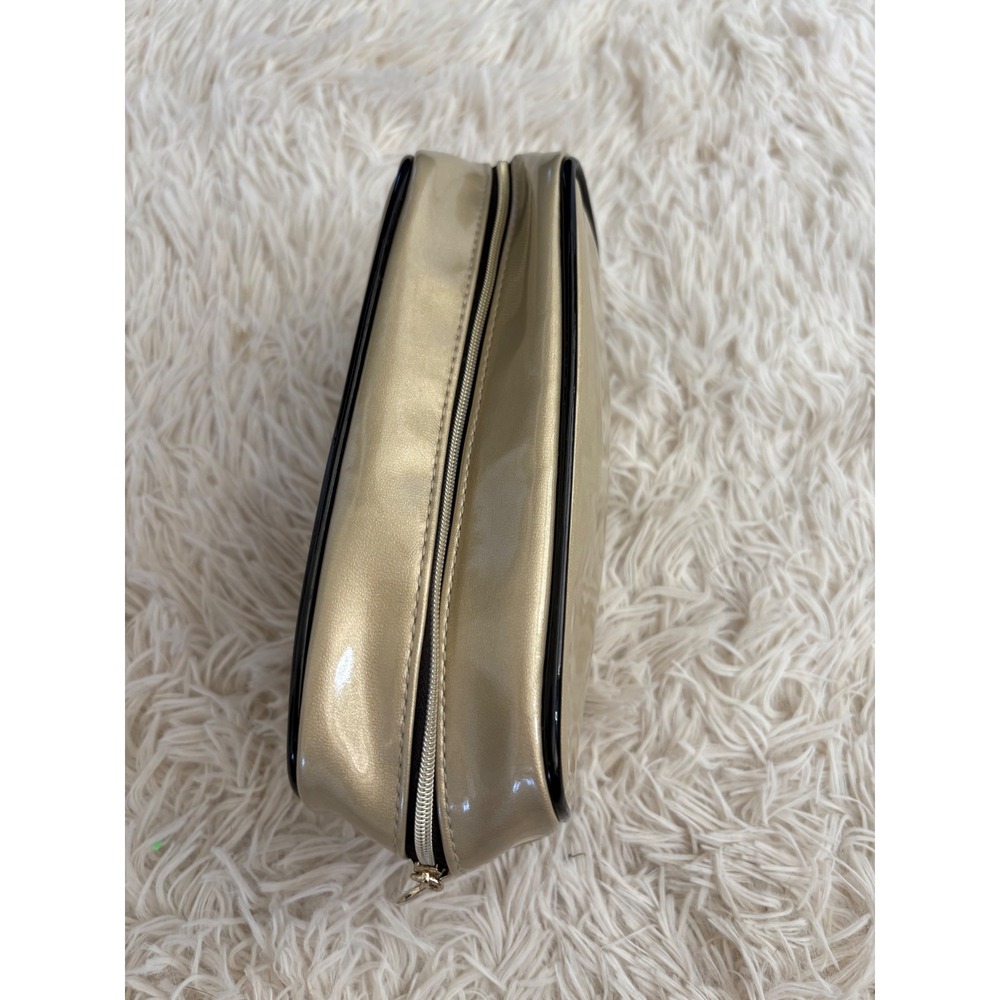 YSL Beaute Makeup‎ Bag Cosmetic Pouch Gold Travel Accessory - Picture 3 of 7
